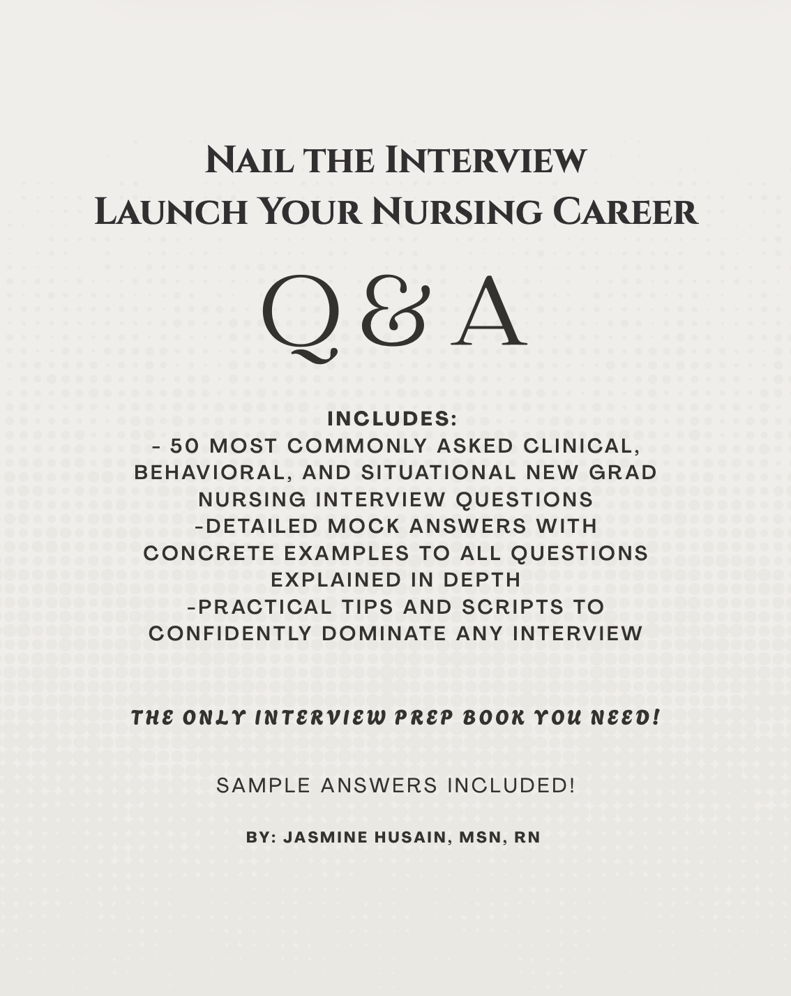 New Grad Nursing Interview Q&A with Mock Answers